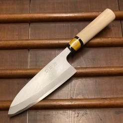 Takehiro 165mm Deba Iron & SK Carbon Tool Steel PC Poplar - LEFTY