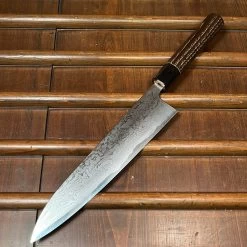 Wakui 240mm Gyuto Shirogami 2 Suminagashi Chestnut -Knife shop image 394d65d5 1f87 4054 97b4 3749a7e0647c