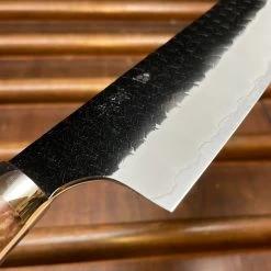 Nigara Hamono 210mm Kiritsuke Gyuto SG2 Kurouchi Tsuchime Stabilized Maple Burl Western Handle -Knife shop image 39e1c025 abe8 4f2a b87a 0d801c175189