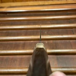 Hitohira Togashi 180mm Santoku Migaki Stainless Clad Aogami 1 Taihei Makassar Ebony Handle 16 Hitohira Togashi 180mm Santoku Migaki Stainless Clad Aogami 1 Taihei Makassar Ebony Handle -Knife shop image 3a41c860 6c5d 4a66 9251 04717ec1dbc7