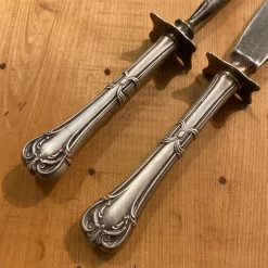 Vintage Keen Kutter Carving Knife & Steel Carbon Steel & Silverplate 1920’s? -Knife shop image 3be41d59 1cb6 4660 8544 f9ba6ba589ea
