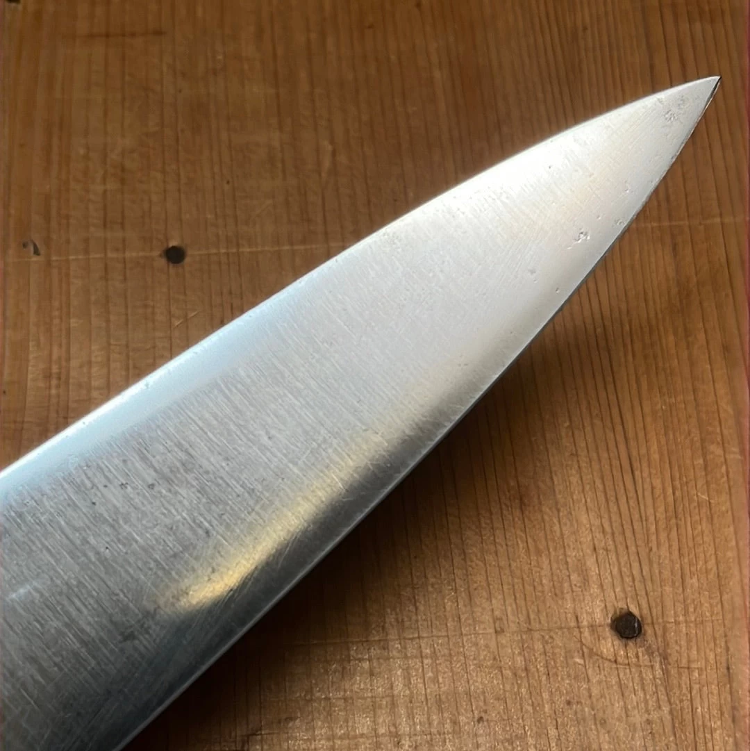 Vintage E. Peter Paris Nogent Style 10" Chef Carbon Steel Late 19th Early 20th C VGC 14 Vintage E. Peter Paris Nogent Style 10" Chef Carbon Steel Late 19th Early 20th C VGC - Image 12