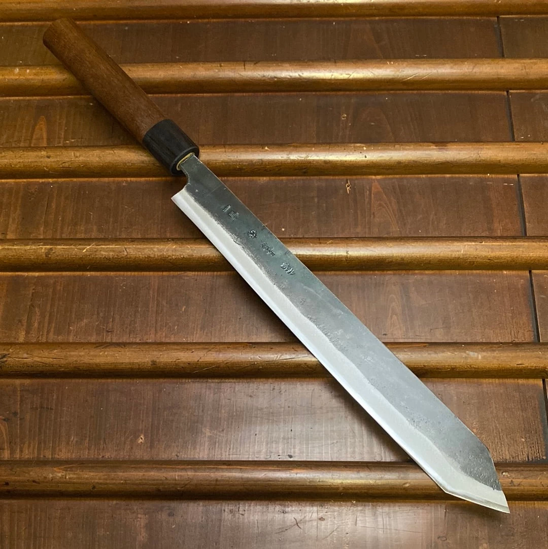 Tosa Tadayoshi 270mm Katsuo Hocho Aogami 1 Kurouchi D Maple/Pakka Lefty 4 Tosa Tadayoshi 270mm Katsuo Hocho Aogami 1 Kurouchi D Maple/Pakka Lefty - Image 2