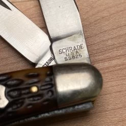 Vintage Schrade 3.5” Stockman Stainless USA 1970’s 12 Vintage Schrade 3.5” Stockman Stainless USA 1970’s -Knife shop image 3d8a0c41 0686 4102 b1cb d3bee7b108dd