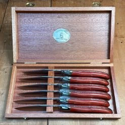 Fontenille Pataud Laguiole Steak Knife Set Of 6 Rosewood 11 Fontenille Pataud Laguiole Steak Knife Set Of 6 Rosewood -Knife shop image 3ed93fe5 ddb9 47d1 b652 d26db39d88be