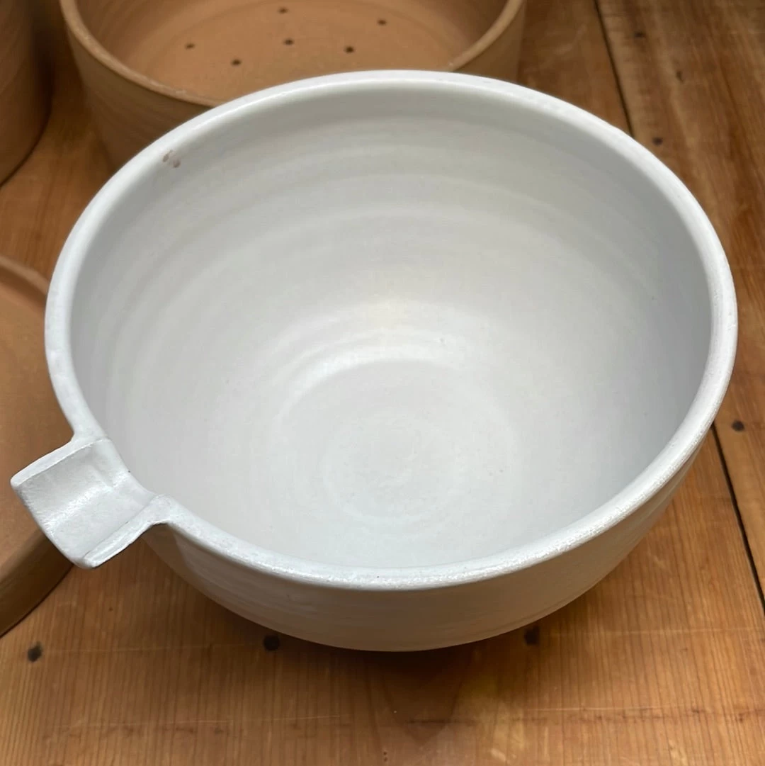 Millet & Hammer Terracotta / White Ceramic Microgreen Sprouter 7 Millet & Hammer Terracotta / White Ceramic Microgreen Sprouter - Image 5