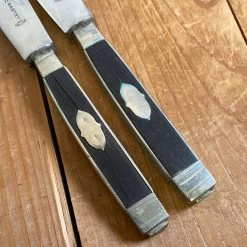 Vintage J A Henckels ‘Bastet’ Niet Roestend Table Knives X2 For Netherlands 1920’s -Knife shop image 46c97887 c0c7 473f b641 30f6f717777f