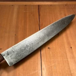 Vintage KA-BAR 14" Chef Knife Carbon Steel Custom Rosewood Handle -Knife shop image 481efff1 26c9 449c 8bf1 7c0254a6b57d