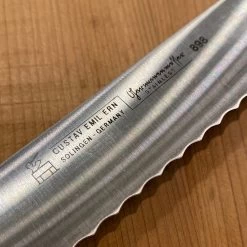 Vintage Gustav Emil Ern 12” Serrated Slicer Knife Solingen Early 1980’s -Knife shop image 4b2798e7 5972 4a50 8dc7 dbd36763527f