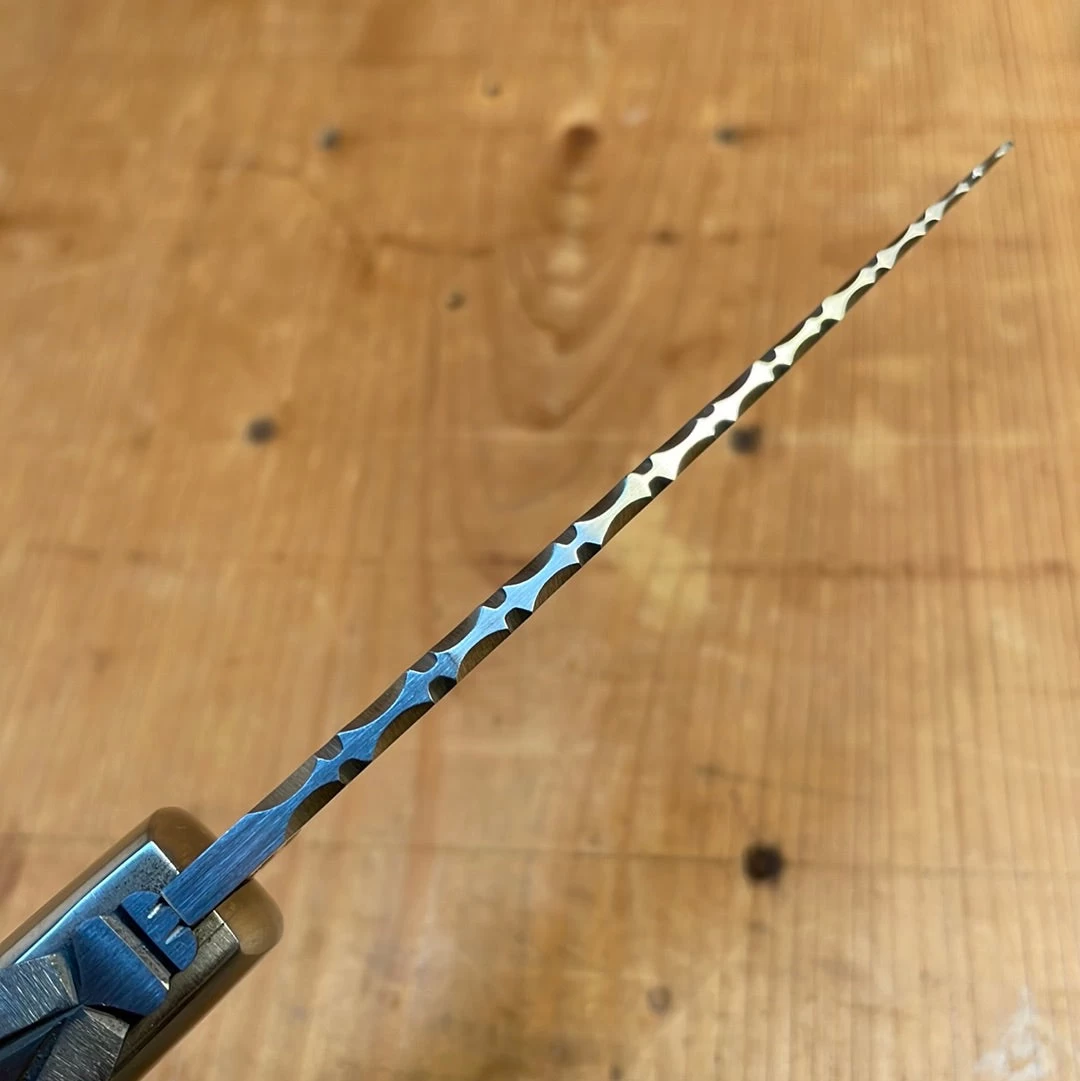 Fontenille Pataud Laguiole Sport 13cm Pocket Knife Guilloché Pistachio Lockback 5 Fontenille Pataud Laguiole Sport 13cm Pocket Knife Guilloché Pistachio Lockback - Image 3