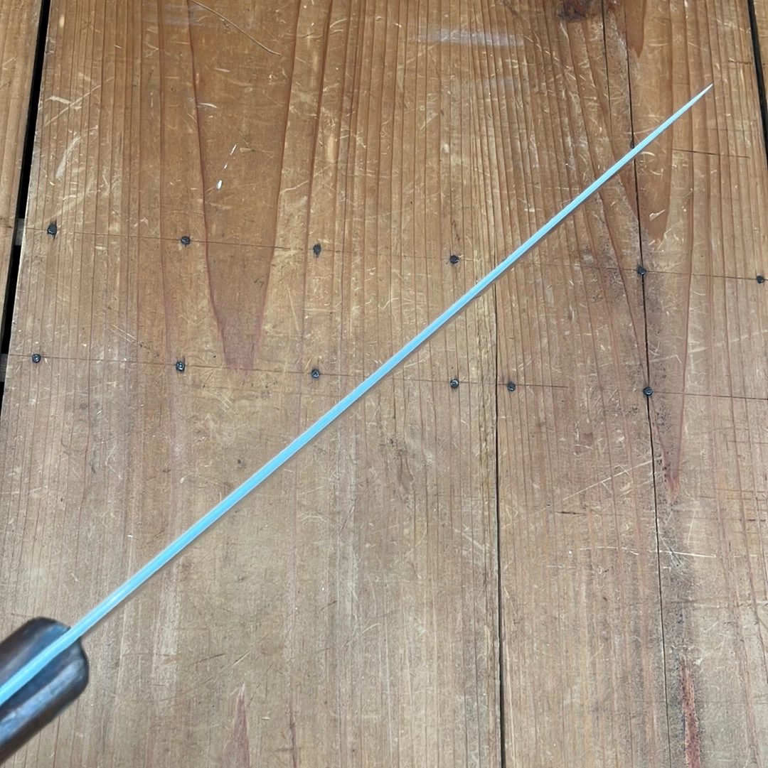 Vintage Dexter 10" Scimitar Carbon Steel Rosewood 1950's-70's 6 Vintage Dexter 10" Scimitar Carbon Steel Rosewood 1950's-70's - Image 4