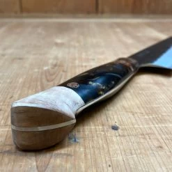 Nigara Hamono 240mm Gyuto SG2 Kurouchi Tsuchime Stabilized Maple Burl With Acrylic Western Handle -Knife shop image 4dde5716 f970 4397 bb27 d628048510db