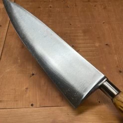 Vintage American LF&C Nogent Style 9" Chef Forged Carbon Steel Antler Re-Handle -Knife shop image 4fac86f7 2803 4ba5 ac1b d19c3397518f