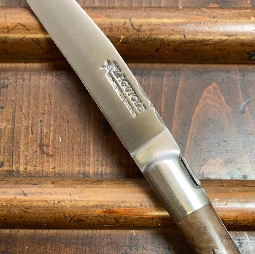 Fontenille Pataud Laguiole Steak Knife Set Of 6 Walnut 8 Fontenille Pataud Laguiole Steak Knife Set Of 6 Walnut - Image 6