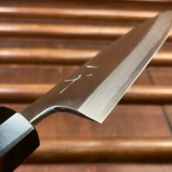 Hitohira Kikuchiyo Manzo 135mm Kaisaki Aogami 2 Ho Wood W Saya -Knife shop image 568a38e1 b669 41f5 98cc 3bdadd7eff38