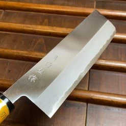 Takehiro 180mm Nakiri Iron & SK Carbon Tool Steel PC Poplar -Knife shop image 5718683b 887f 4d4a 8386 10ad081141c2