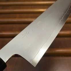 Myojin Naohito 210mm Kiritsuke Gyuto SG2 Stainless Kasumi Teak -Knife shop image 577b6740 c05e 43b0 873e 65007541f94a