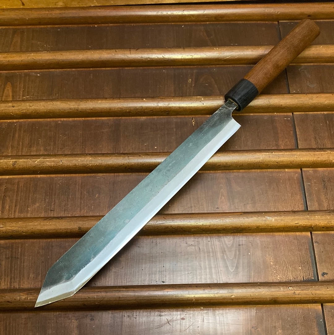 Tosa Tadayoshi 270mm Katsuo Hocho Aogami 1 Kurouchi D Maple/Pakka 4 Tosa Tadayoshi 270mm Katsuo Hocho Aogami 1 Kurouchi D Maple/Pakka - Image 2