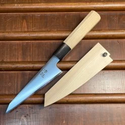 Ashi Hamono Ginga 150mm Wa-Honesuki Kaku Shirogami 2 - LEFTY