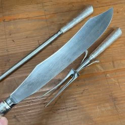 Vintage Crown Cutlery Co Carving Set Carbon Steel Sterling Sheffield -Knife shop image 5d1b964c 7fec 46d1 8e4f 0c39cf5510ed