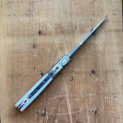 Fontenille Pataud 2013 Sperone 12cm Pocket Knife Pinned Cow Bone Lockback -Knife shop image 5f246383 e674 4f60 b674 dd7b67d10a34