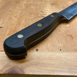 Vintage German 12" Forged Carbon Steel Slicing Knife ~1960's -Knife shop image 607b52e1 1dfa 415a 8a78 e223a2d8b246