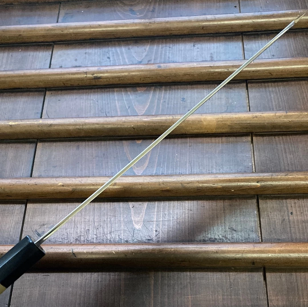 Sakai Kikumori X Bernal Cutlery Sori 270mm Kiritsuke Sujihiki Aogami 1 Suminagashi 10 Sakai Kikumori X Bernal Cutlery Sori 270mm Kiritsuke Sujihiki Aogami 1 Suminagashi - Image 8