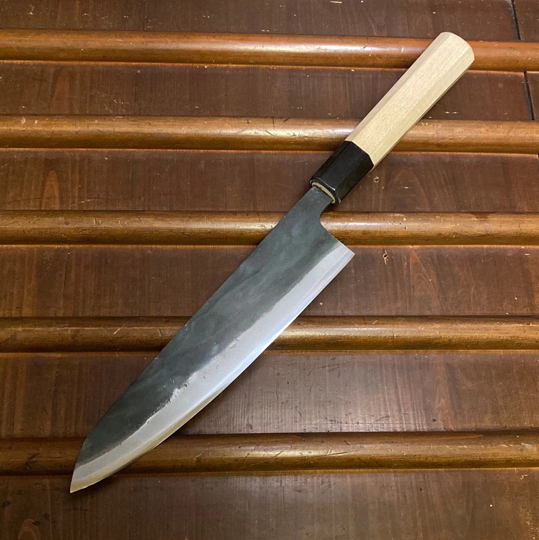 Tosa Tadayoshi 210mm Tosa Style Wa Gyuto Aogami 1 Oct Ho/Horn 4 Tosa Tadayoshi 210mm Tosa Style Wa Gyuto Aogami 1 Oct Ho/Horn - Image 2