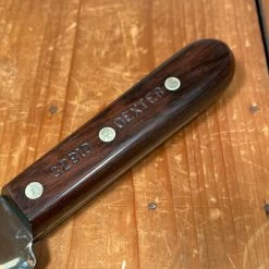 New Vintage Dexter 10" Scimitar Carbon Steel Mirror Finish Rosewood 1950's-70's -Knife shop image 61b32a8c 95c5 471f 9e72 ada270ce22af