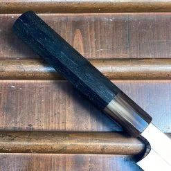 Hitohira Togashi 300mm Yanagi Shirogami 1 Mizu Honyaki Finish Tahei Ebony Horn W/ Saya -Knife shop image 62e5b14c 73c6 4b7a 98c4 70b579fbb5c9