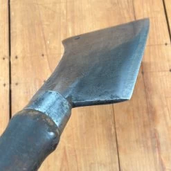 Vintage A Nittinger 10" Splitter Hand Forged Carbon Steel Turned Wood Handle ~1860's-80's -Knife shop image 638159b2 bcca 43c5 b325 b5a2b62090e7