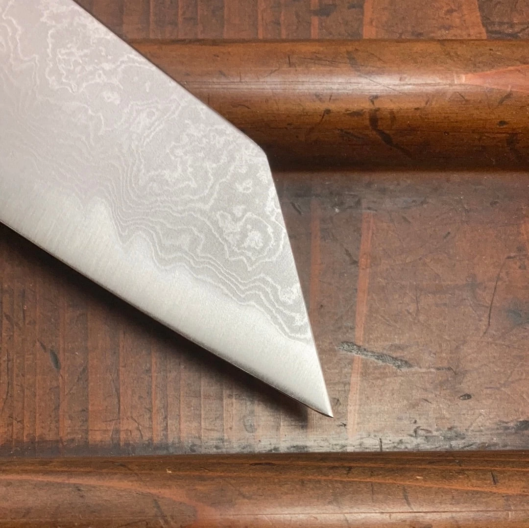 Sakai Kikumori Kikuzuki Uzu 240mm Kiritsuke Gyuto Aogami 1 With Saya 6 Sakai Kikumori Kikuzuki Uzu 240mm Kiritsuke Gyuto Aogami 1 With Saya - Image 4