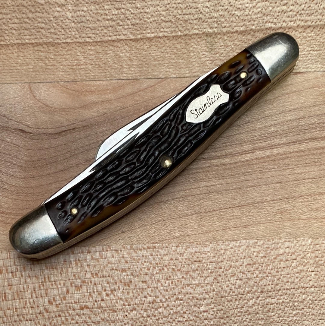 Vintage Schrade 3.5” Stockman Stainless USA 1970’s 7 Vintage Schrade 3.5” Stockman Stainless USA 1970’s - Image 5