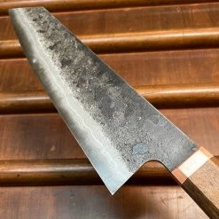 Blenheim Forge 180mm Bunka Santoku Iron Clad Aogami Super Walnut & Copper -Knife shop image 67083e3a b5cd 4a55 8ee5 32ded13caf54