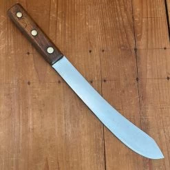 Vintage Foster Bros 10” Bullnose Scimitar Carbon Steel Hardwood Handle -Knife shop image 68ee4478 4be7 49ba 9367 639adf94e3e9
