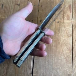 Vintage J A Henckels ‘Bastet’ Niet Roestend Table Knives X2 For Netherlands 1920’s -Knife shop image 6b8b2aca 1706 4c3a 8943 1aeb4277f6a3