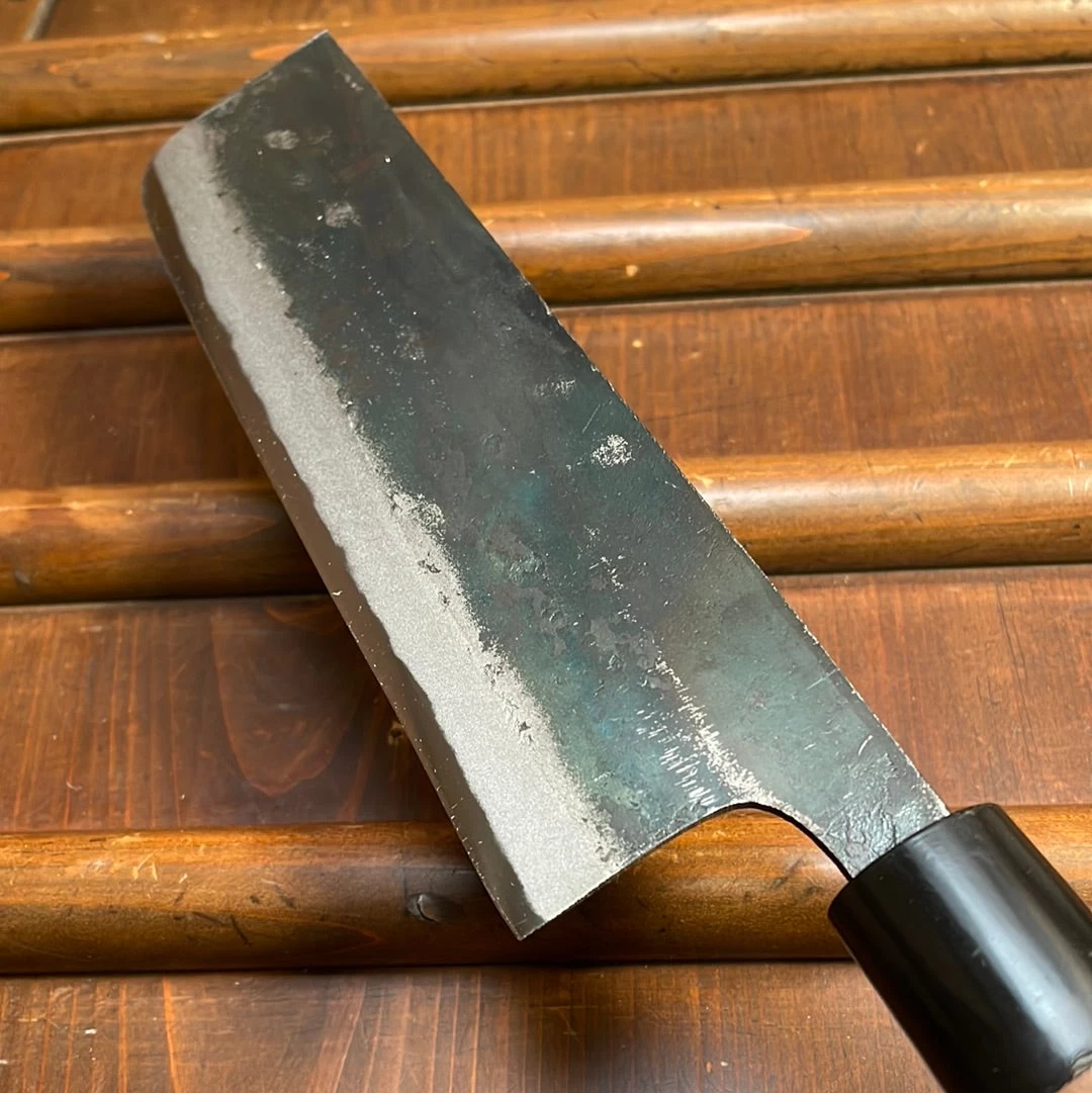 Tosa Tadayoshi 165mm Nakiri Aogami 1 Walnut/PC 8 Tosa Tadayoshi 165mm Nakiri Aogami 1 Walnut/PC - Image 6