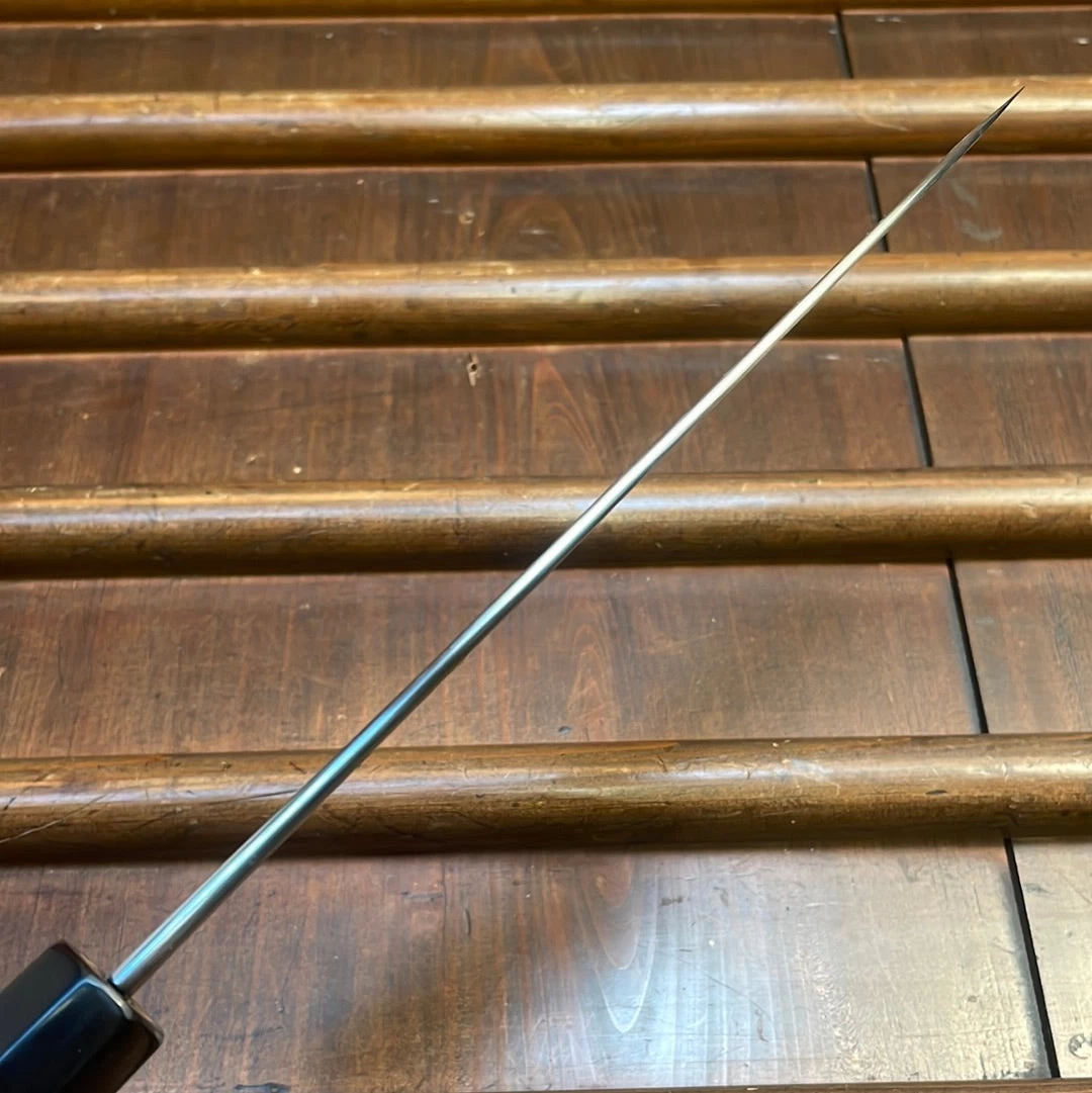 Sakai Kikumori Nakagawa 210mm Gyuto Shirogami 1 Kurouchi Ho Wood With Saya 10 Sakai Kikumori Nakagawa 210mm Gyuto Shirogami 1 Kurouchi Ho Wood With Saya - Image 8