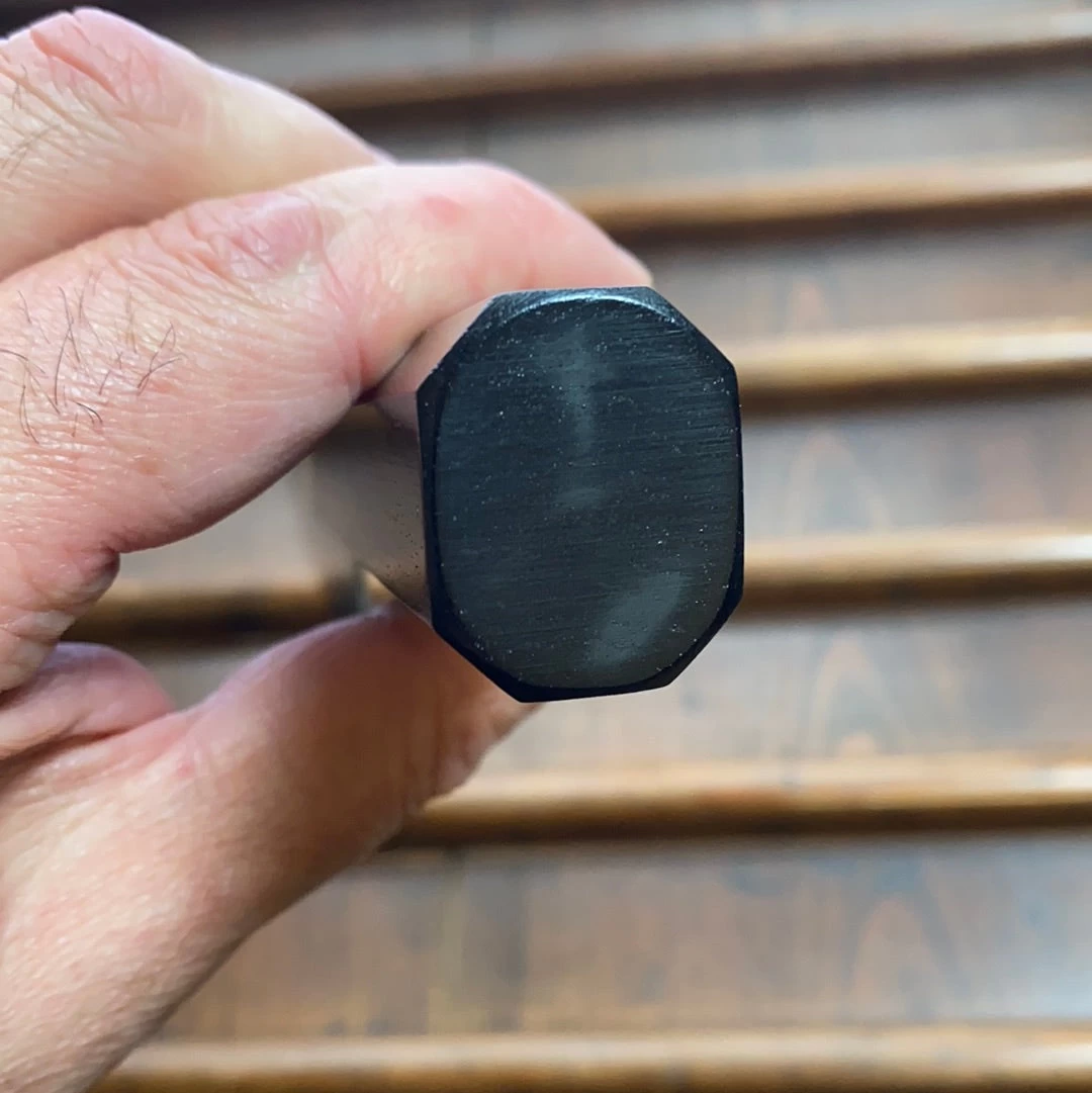 Hitohira Togashi 180mm Santoku Kasumi Stainless Clad Shirogami 1 Ebony Blonde Handle 10 Hitohira Togashi 180mm Santoku Kasumi Stainless Clad Shirogami 1 Ebony Blonde Handle - Image 8