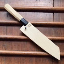 Sakai Kikumori Choyo 180mm Kiritsuke Santoku Shirogami 2 With Saya -Knife shop image 7242b03e 4c09 4678 aebb 0b12f6d28282