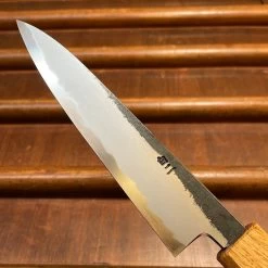 Hado Sumi 135mm Petty Shirogami 2 Kurouchi Finish Burnt Oak -Knife shop image 73a193da a773 4a33 8519 fb4fbbc3e1cc