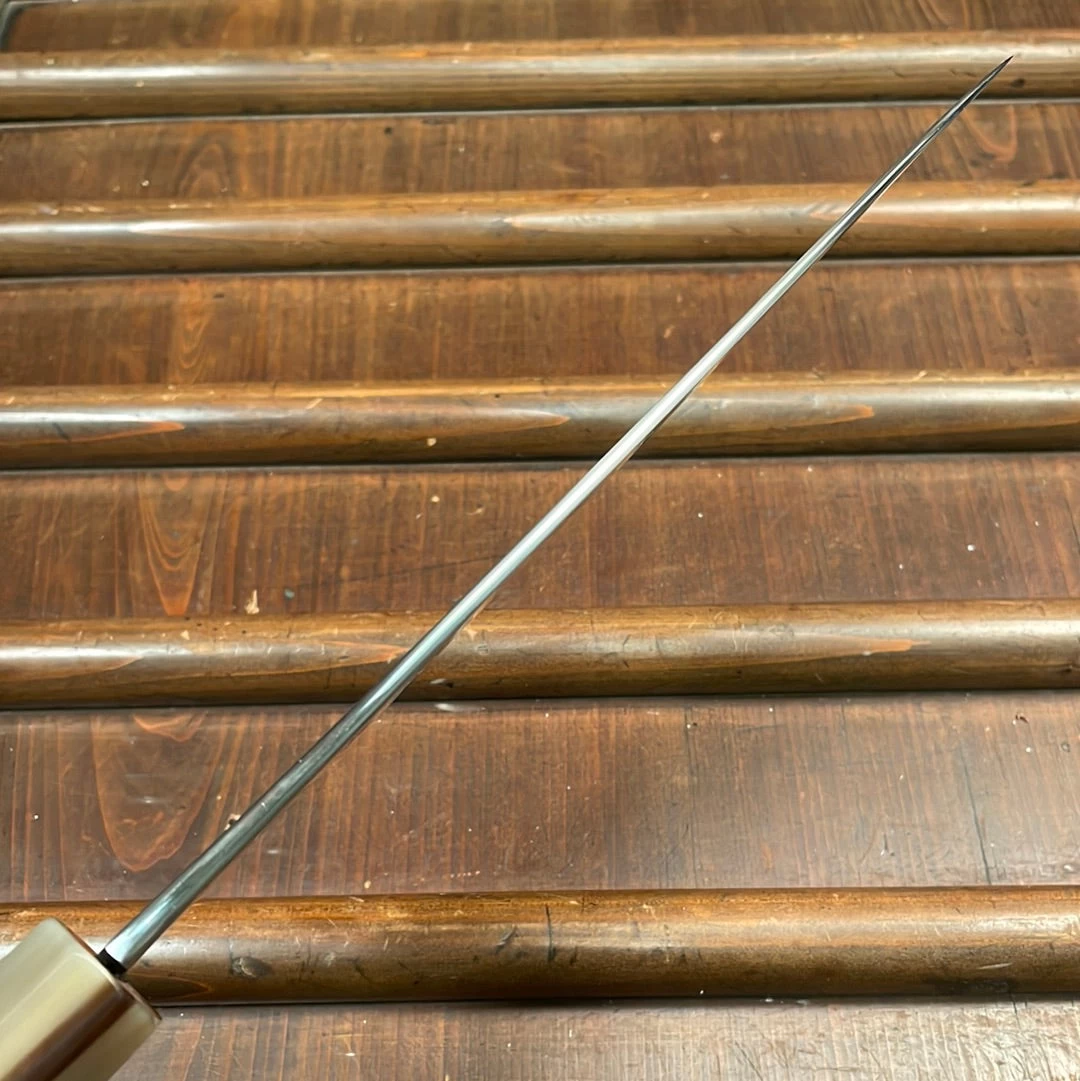 Hatsukokoro Komorebi 210mm Gyuto Aogami 2 Kyomen Hand Finished Kireba Ebony Blonde 8 Hatsukokoro Komorebi 210mm Gyuto Aogami 2 Kyomen Hand Finished Kireba Ebony Blonde - Image 6