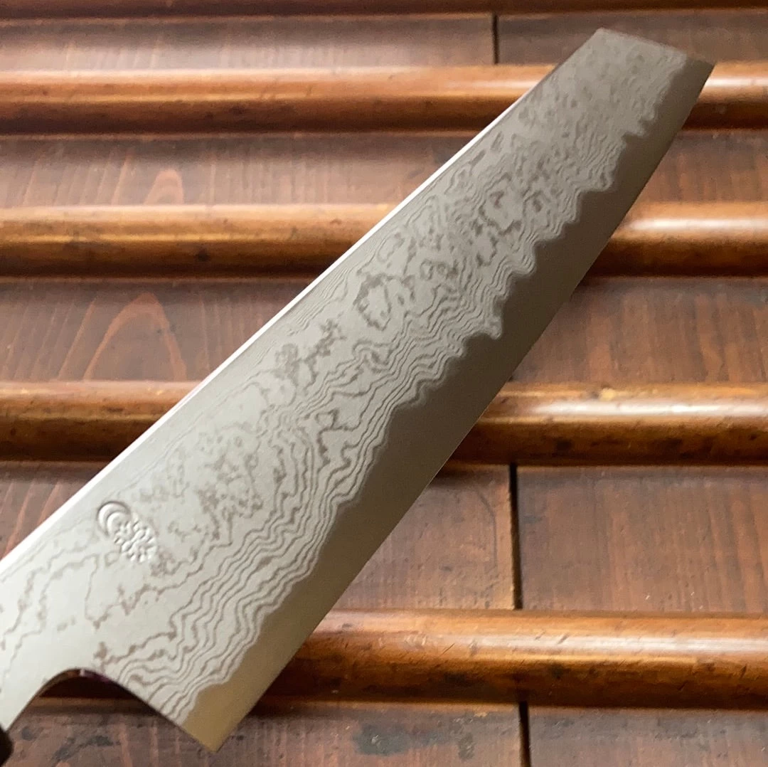 Sakai Kikumori Kikuzuki Uzu 240mm Kiritsuke Gyuto Aogami 1 With Saya 7 Sakai Kikumori Kikuzuki Uzu 240mm Kiritsuke Gyuto Aogami 1 With Saya - Image 5