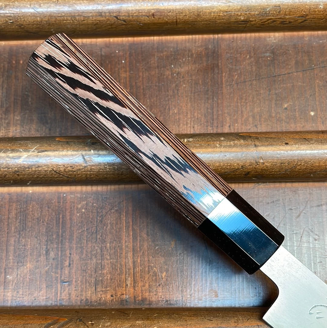 Hatsukokoro Shirahama 120mm Petty Shirogami 2 Wenge 4 Hatsukokoro Shirahama 120mm Petty Shirogami 2 Wenge - Image 2