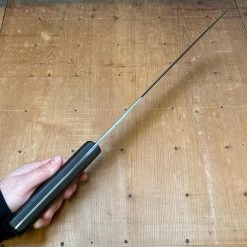 Vintage Ed Wusthof 11" Bullnose Scimitar Carbon Steel Ebony Solingen Germany 1890's-1920's -Knife shop image 7790e0b2 d6de 444d a66a 0755cb4bac2f