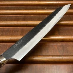 Nigara Hamono 255mm Kiritsuke Sujihiki SG2 Kurouchi Tsuchime Stabilized Maple Burl Western Handle -Knife shop image 78eb6a98 bbb2 478f 94b0 f041877b9bbd