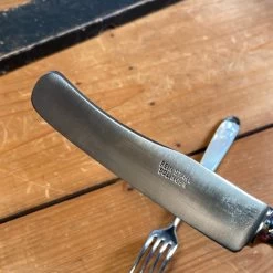 Vintage Fein Stahl Buckels Table Knife & Fork Hand Ground Mother Of Pearl 1900-1920's? 12 Vintage Fein Stahl Buckels Table Knife & Fork Hand Ground Mother Of Pearl 1900-1920's? -Knife shop image 79e3ff48 8607 43e1 b928 9de8a051e578