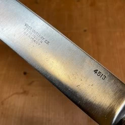 Vintage Voss 10.25" Slicer Carbon Steel Hand Forged 1930's Solingen -Knife shop image 7c9e3ed1 6f37 4fd1 8db2 6b2359a356dd