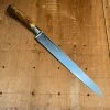 Vintage American Nogent Style 9.75" Slicer Forged Carbon Steel Antler Re-Handle -Knife shop image 7ee25d6b 7c66 40fc 82d9 de28a43d79d3