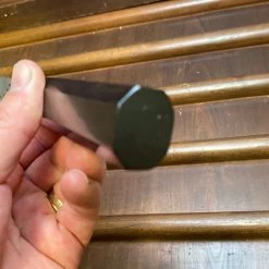 Seconds - Hitohira Tanaka Manzo 270mm LEFTY Kiritsuke Yanagi Aogami 1 Damascus Ebony With Saya -Knife shop image 7fdc3cf1 a791 4df1 a3e7 8f5fe310c81f